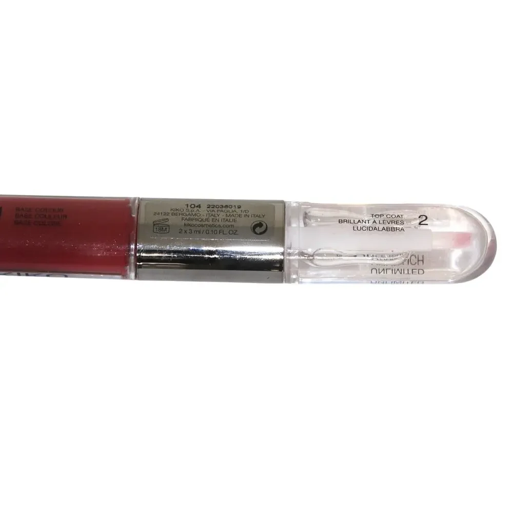 KIKO Milano Unlimited Double Touch In Sangria Red 104